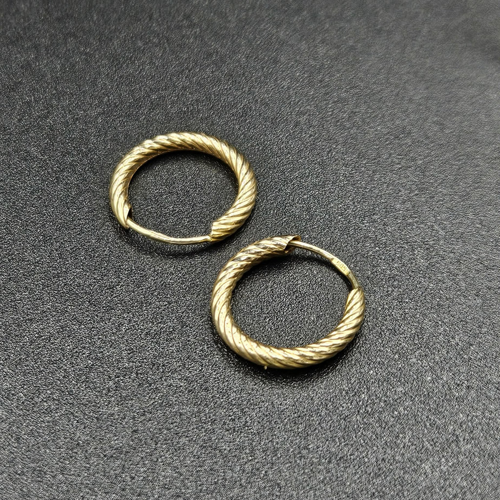 14ct 585 Yellow Gold Earrings
