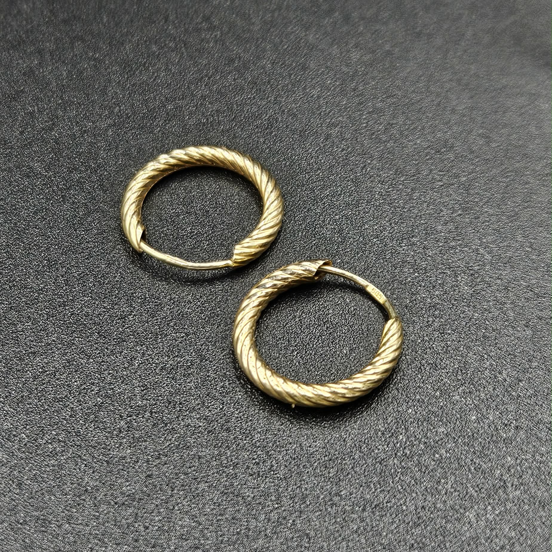 14ct 585 Yellow Gold Earrings