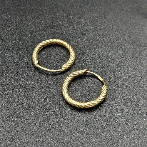 14ct 585 Yellow Gold Earrings