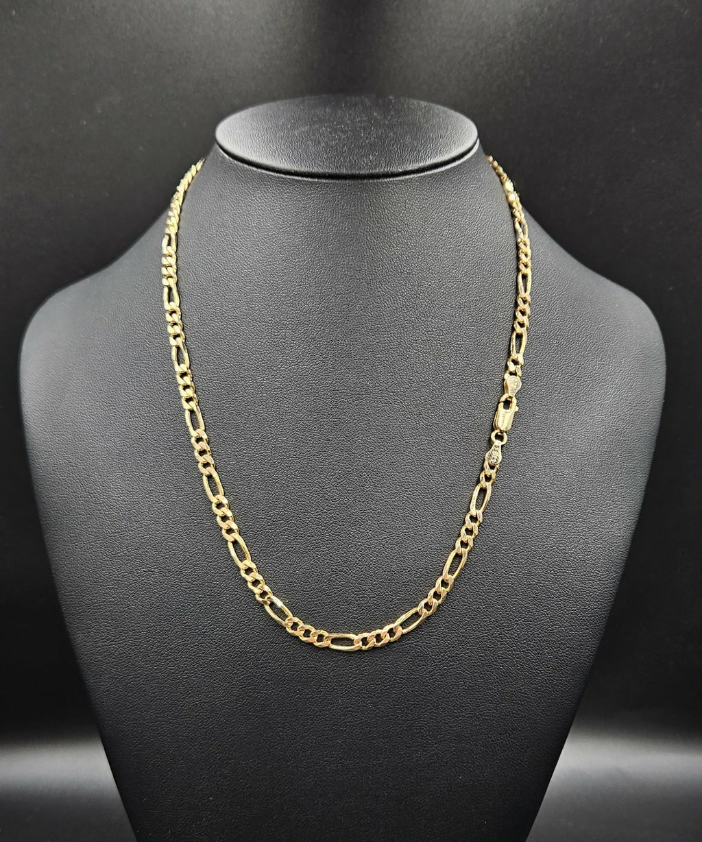9ct Yellow Gold Figaro Style Chain