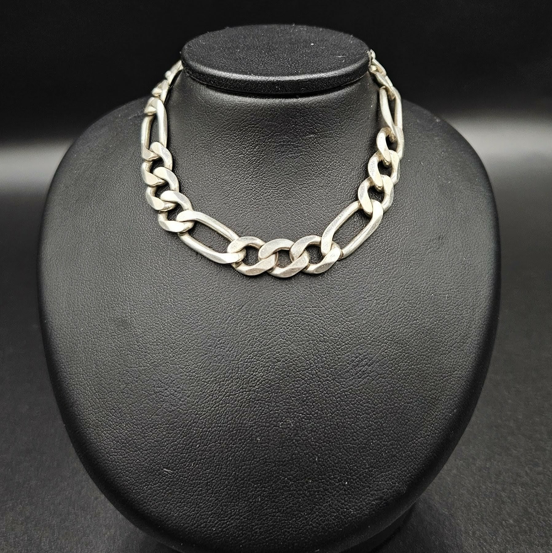 Silver Figaro Style Chain