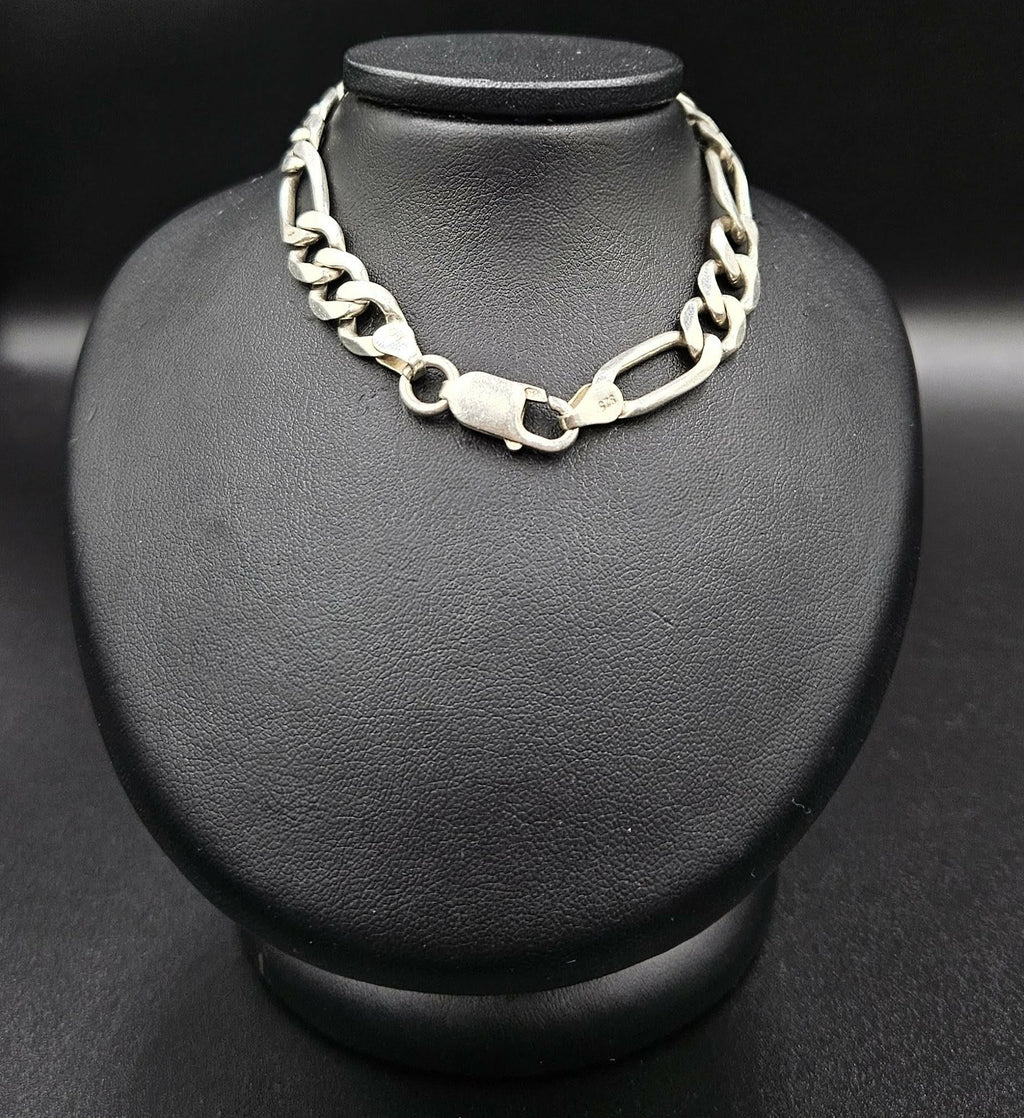 Silver Figaro Style Chain