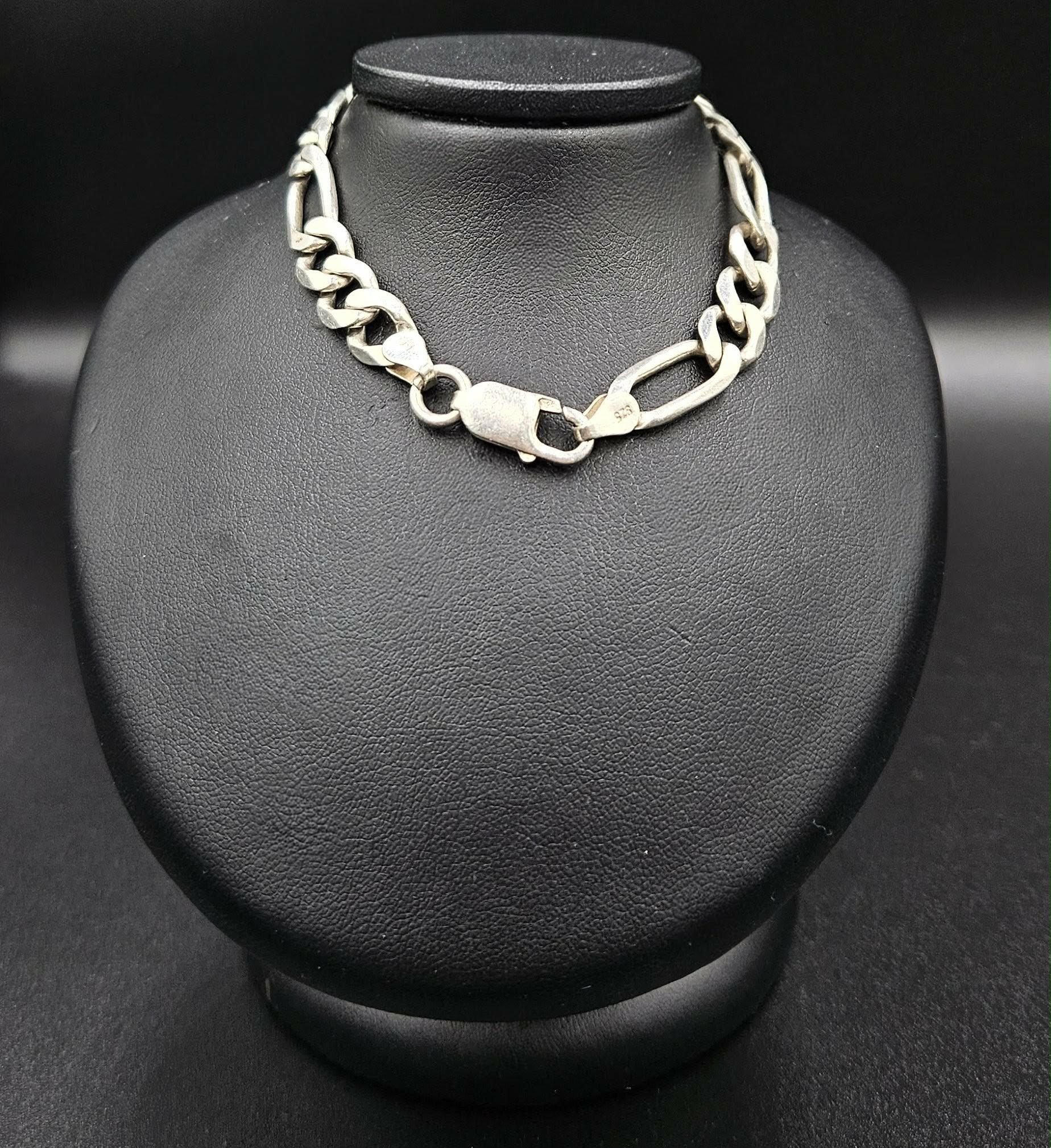 Silver Figaro Style Chain