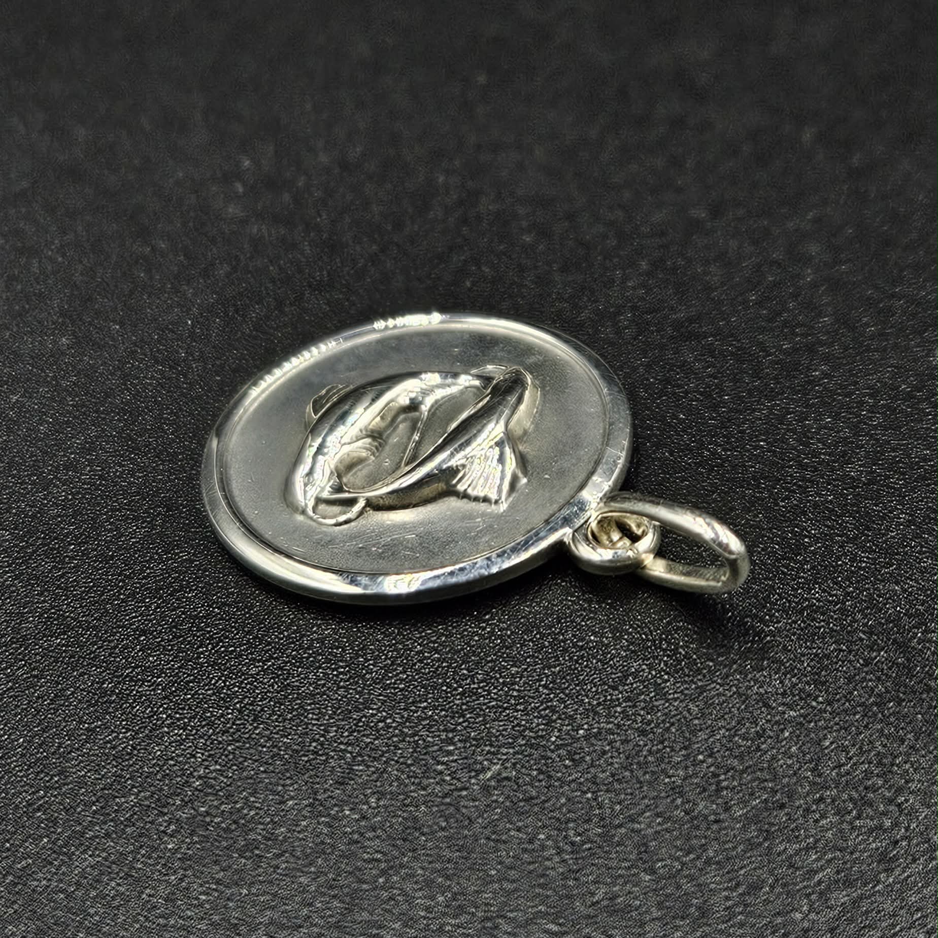 Silver Catfish Pendant