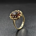 9ct Yellow Gold Garnet Ring