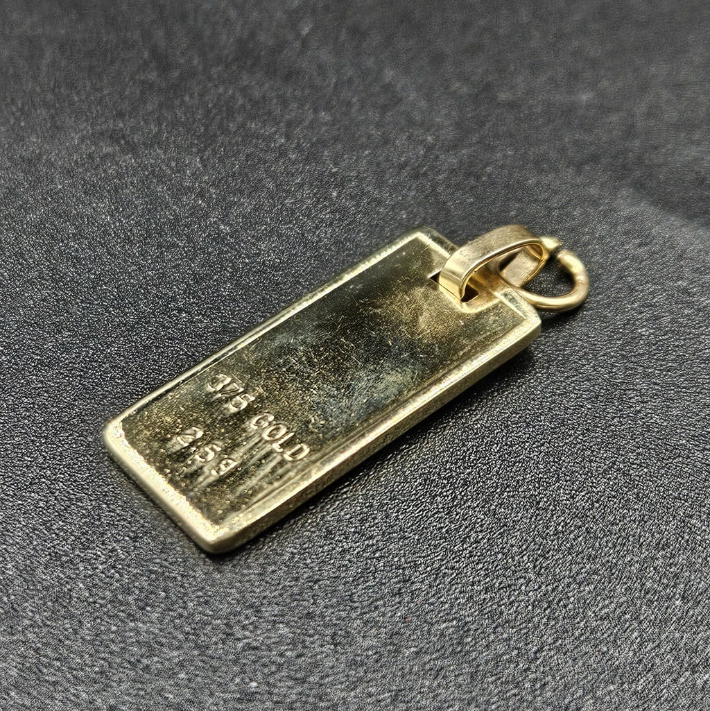 9ct Yellow Gold LEO Pendant