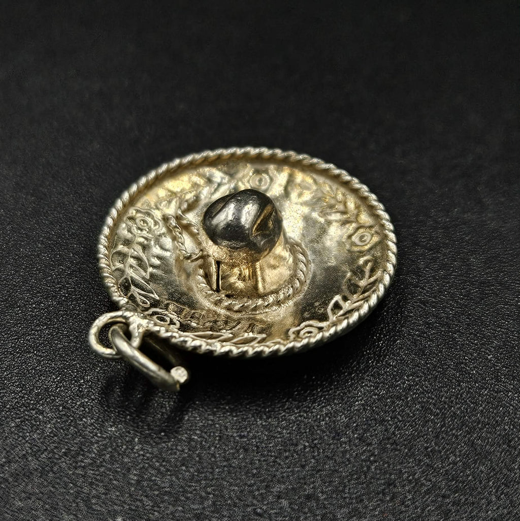 925 Sterling Silver Sombrero Charm