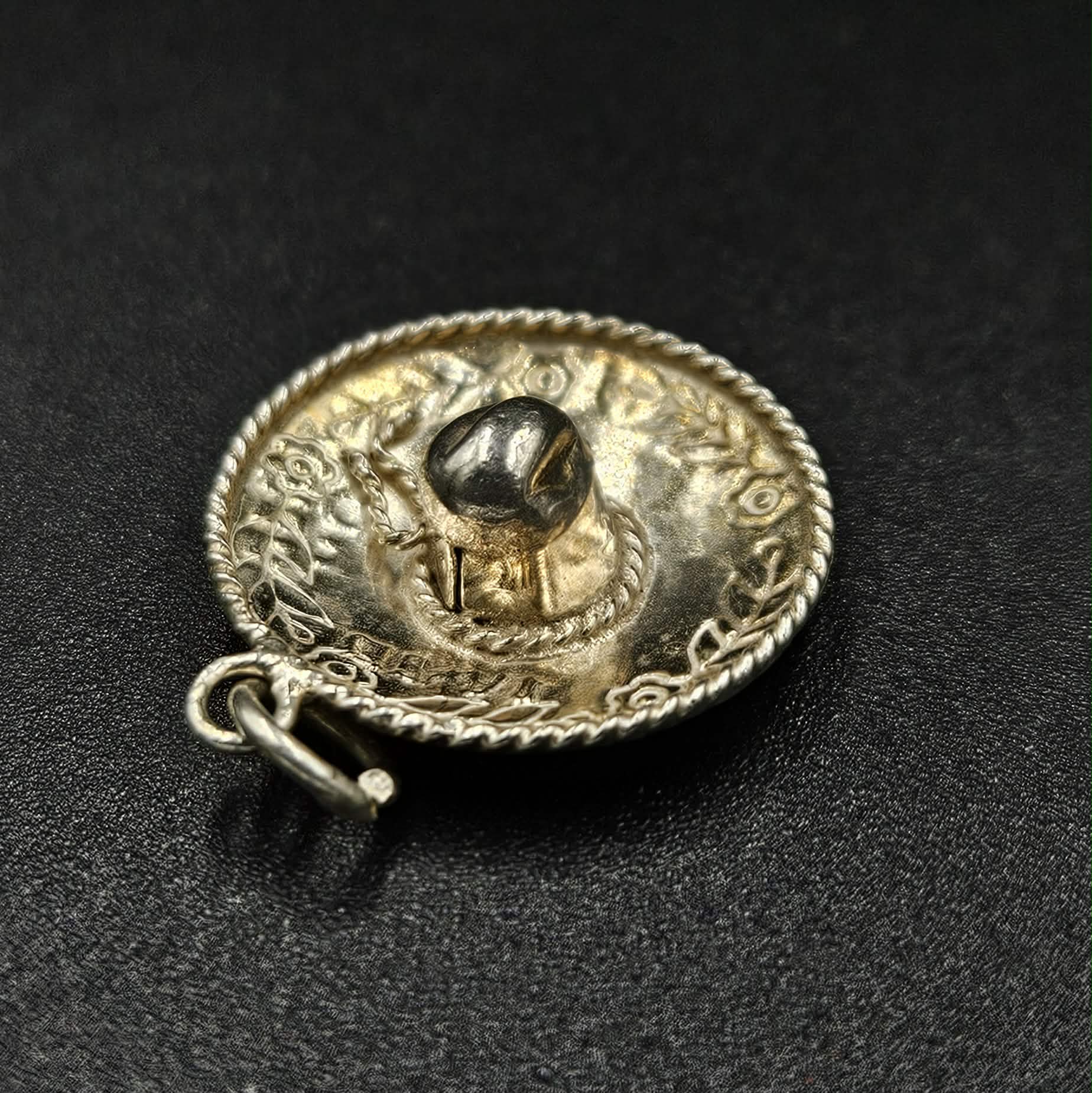 925 Sterling Silver Sombrero Charm
