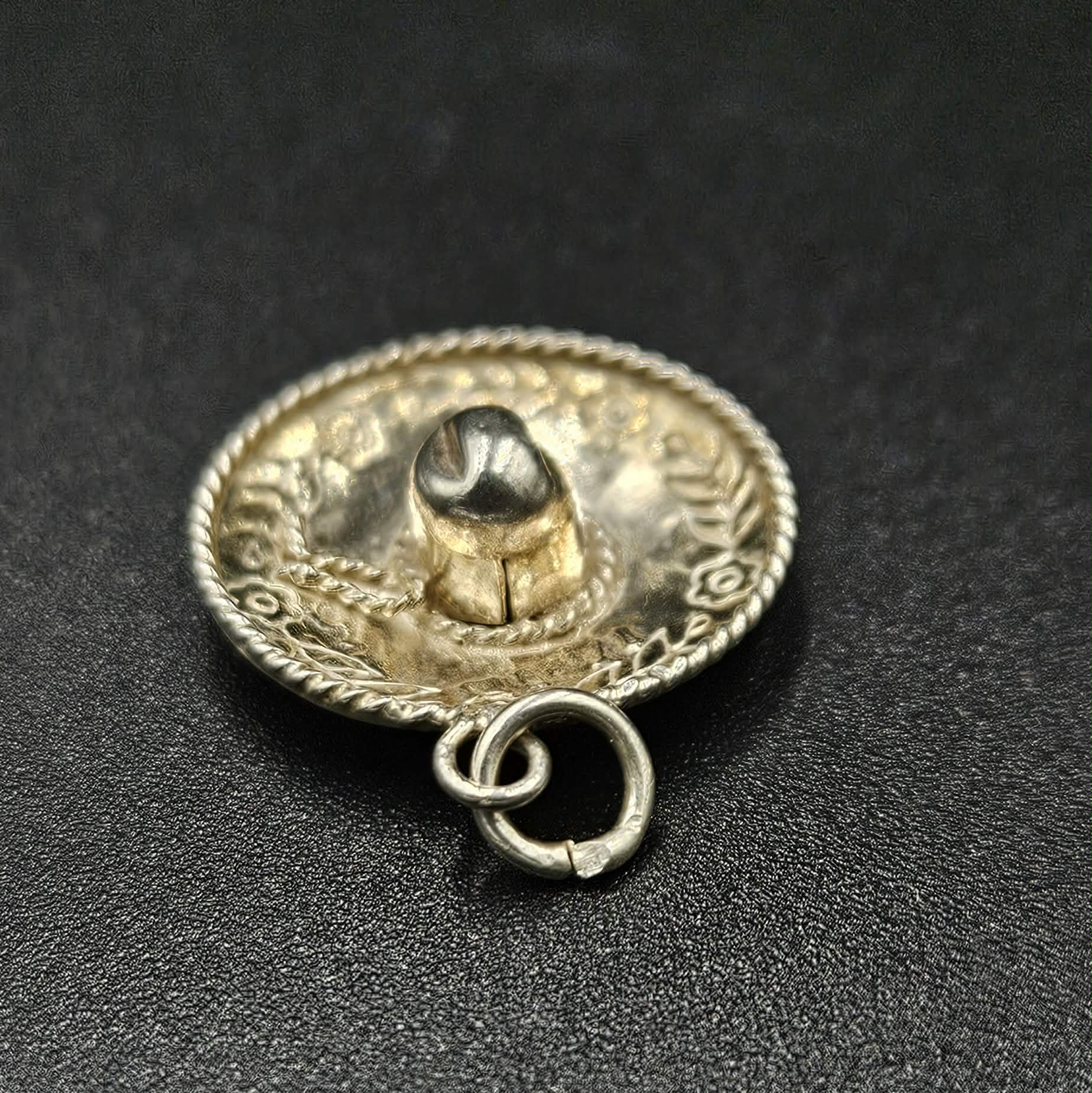 925 Sterling Silver Sombrero Charm