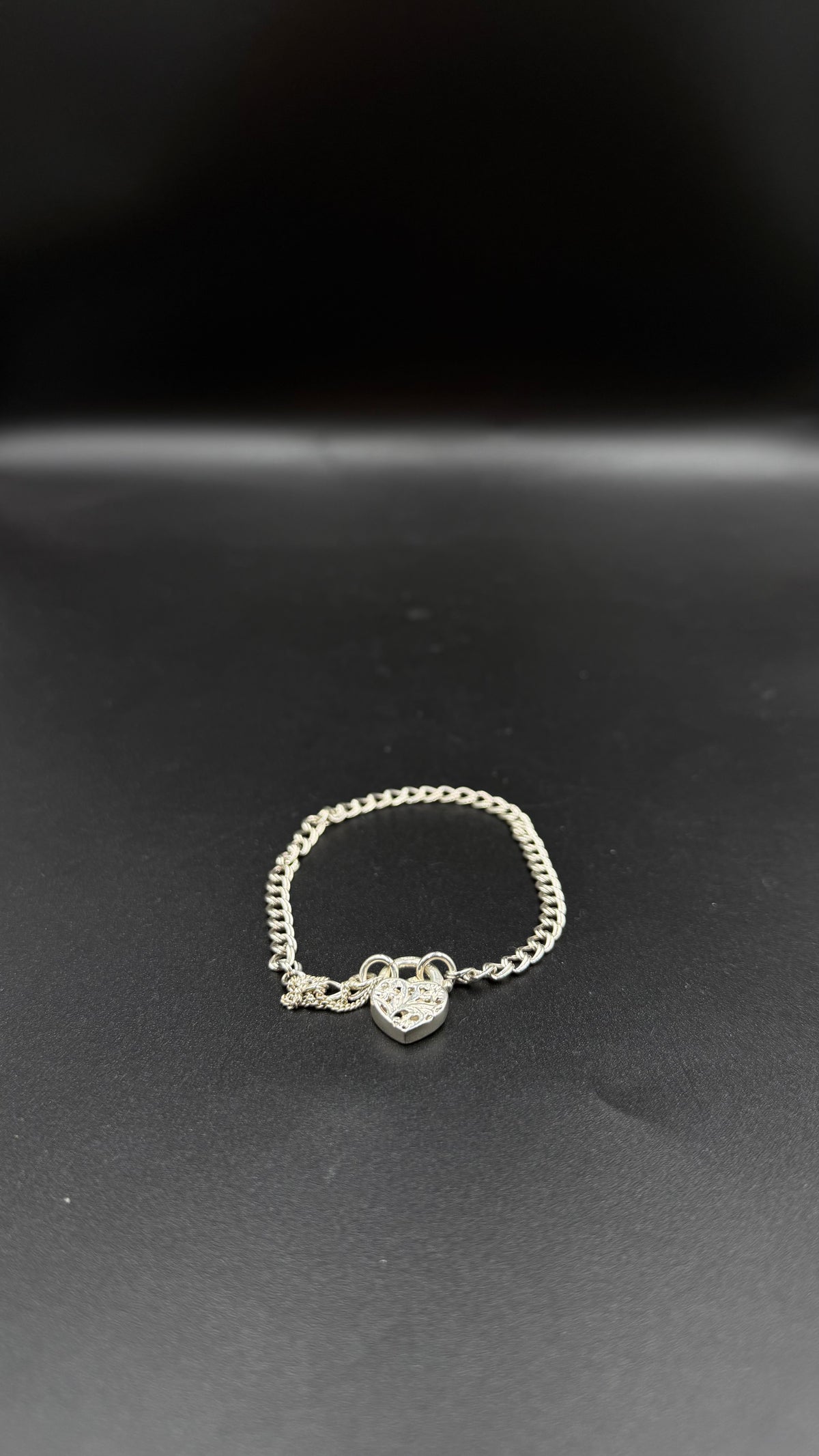 heart locket bracelet