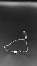 heart retractable bracelet