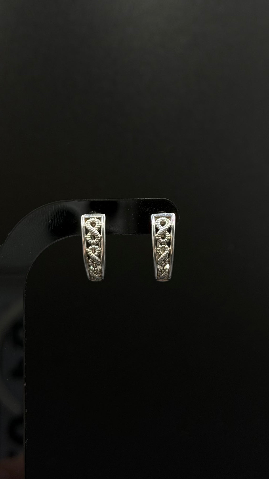 infinity earrings