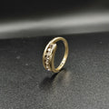 10ct Yellow Gold Diamond Band Ring