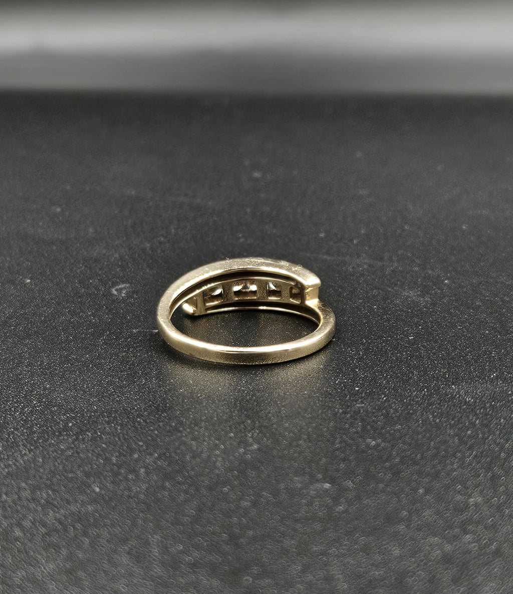 10ct Yellow Gold Diamond Band Ring