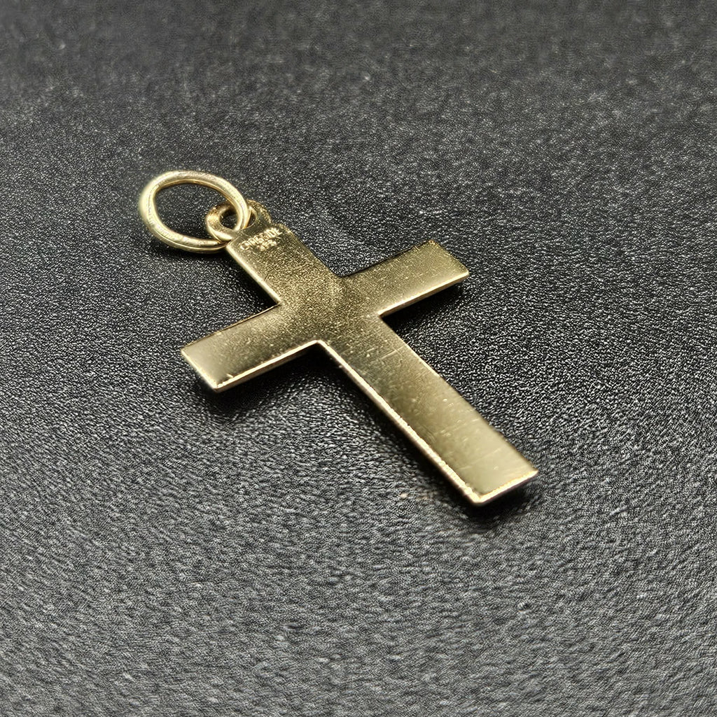 9ct Yellow Gold Cross Pendant