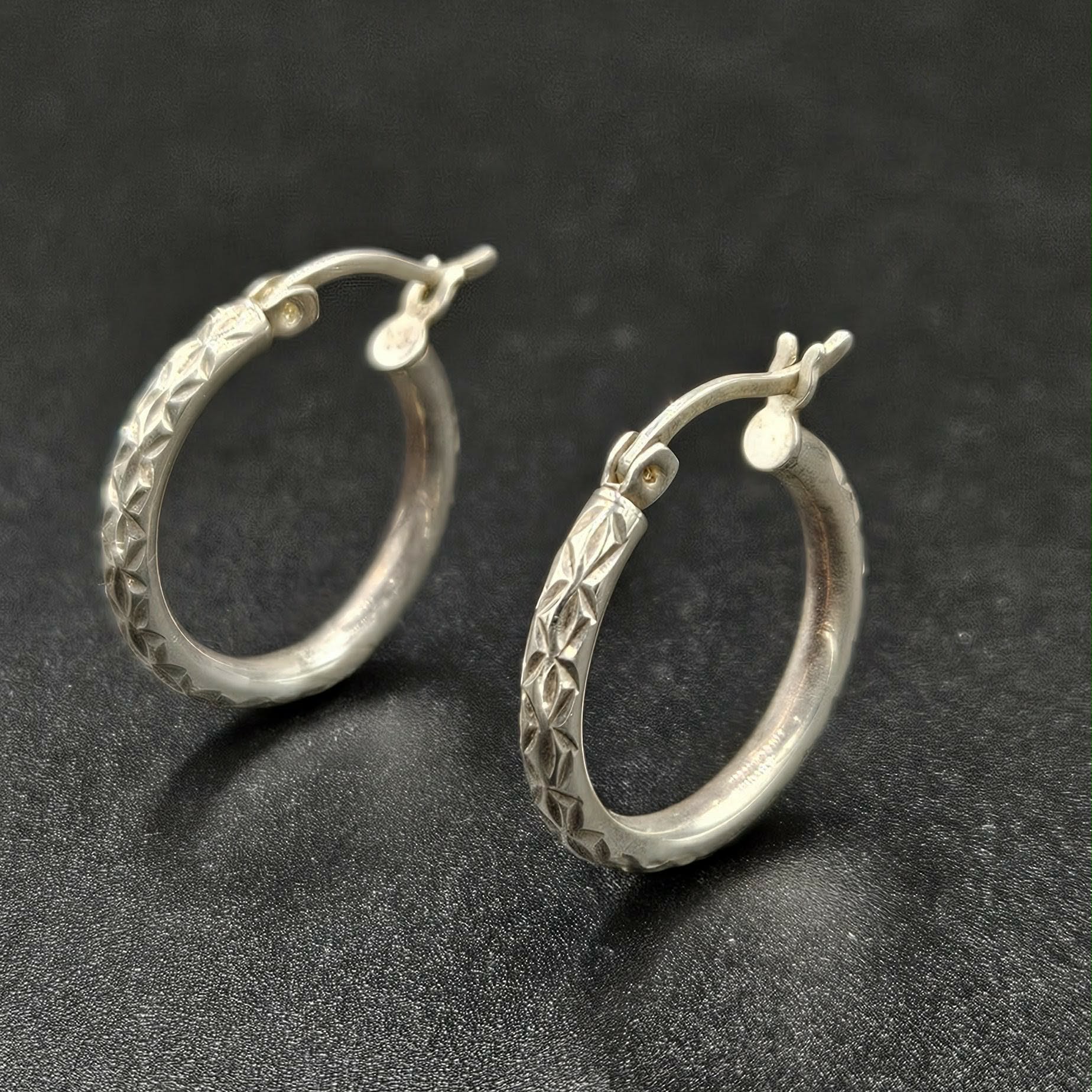 Sterling Silver Hoop Earrings