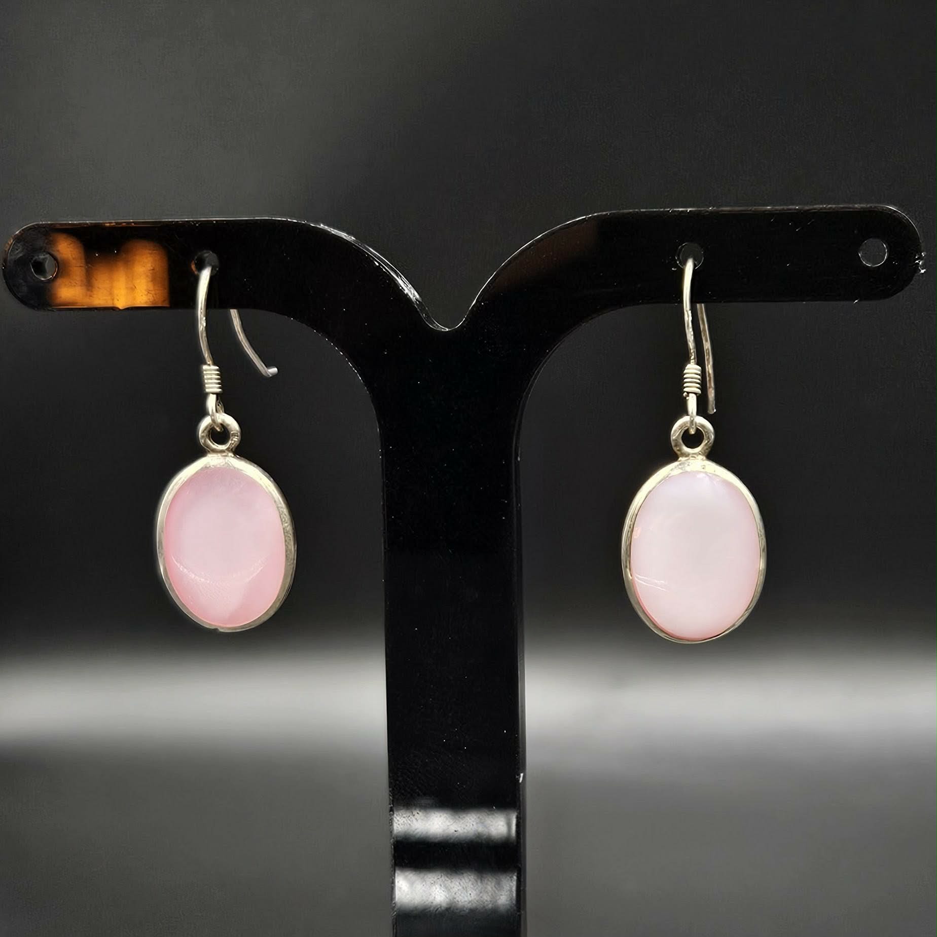 Sterling Silver Mother Of Pearl earrings