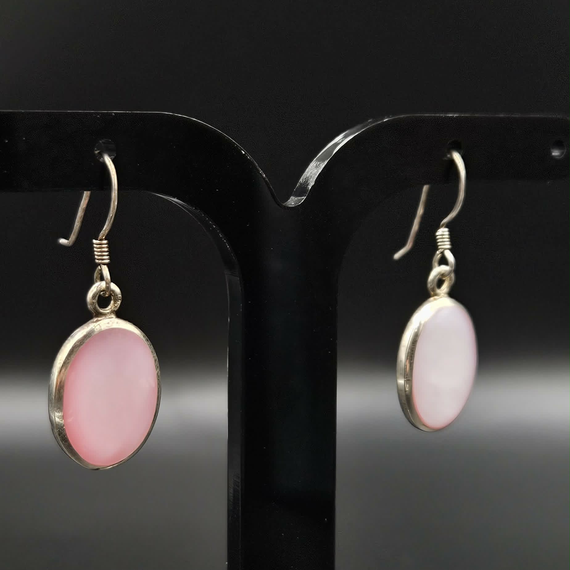 Sterling Silver Mother Of Pearl earrings