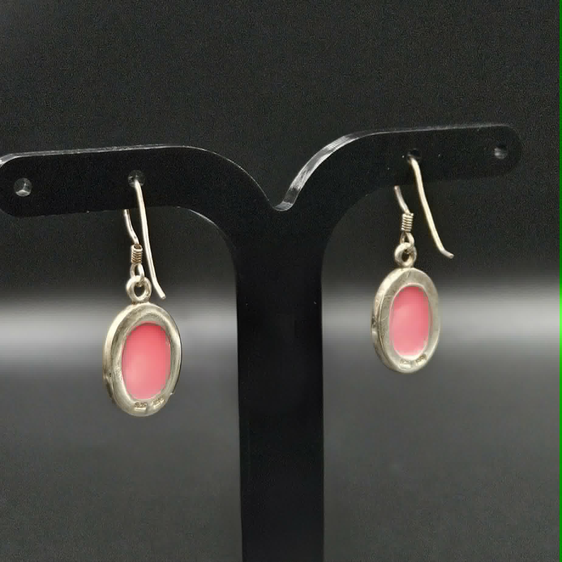 Sterling Silver Mother Of Pearl earrings