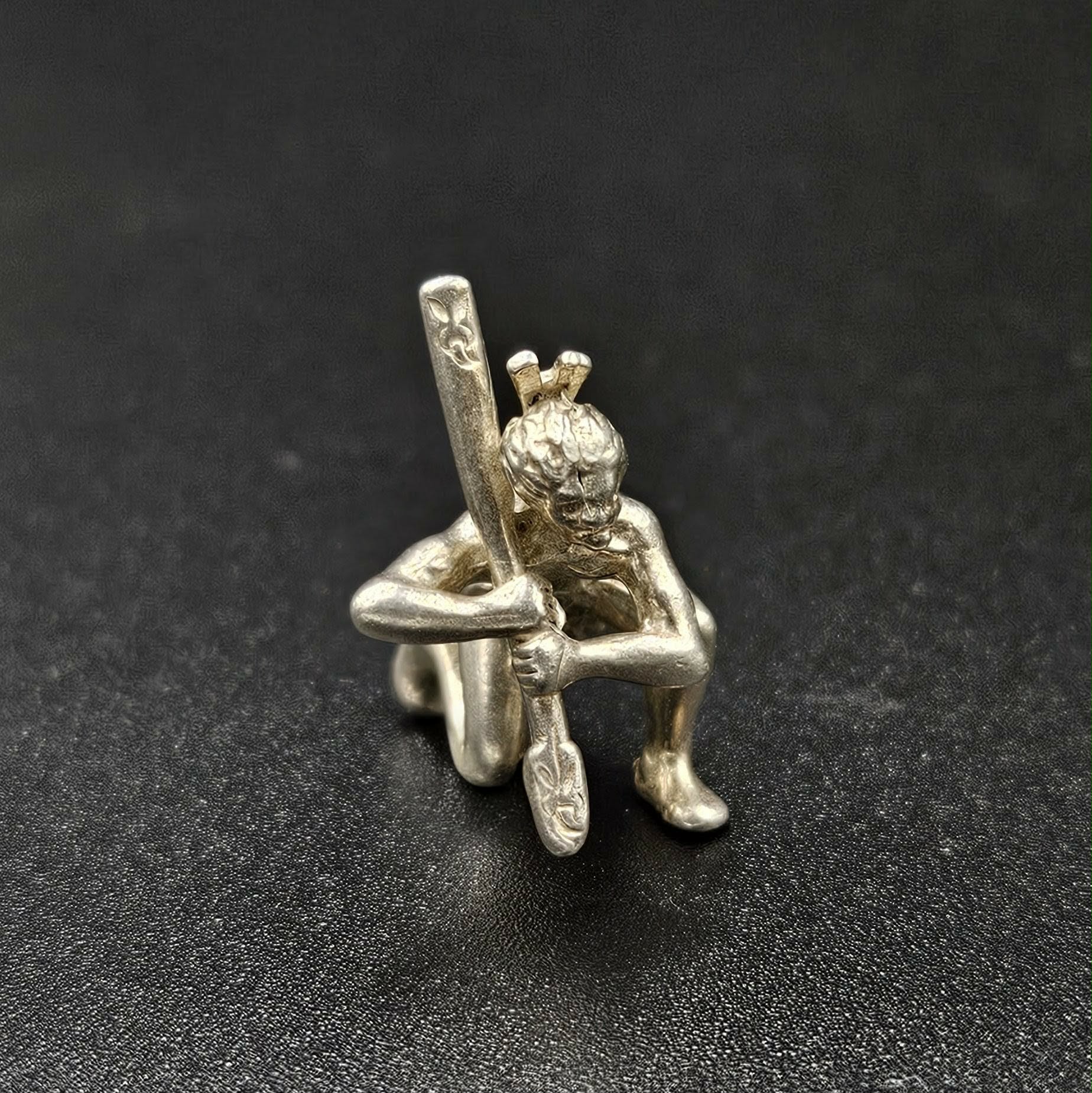 Sterling Silver Native American Person Charm