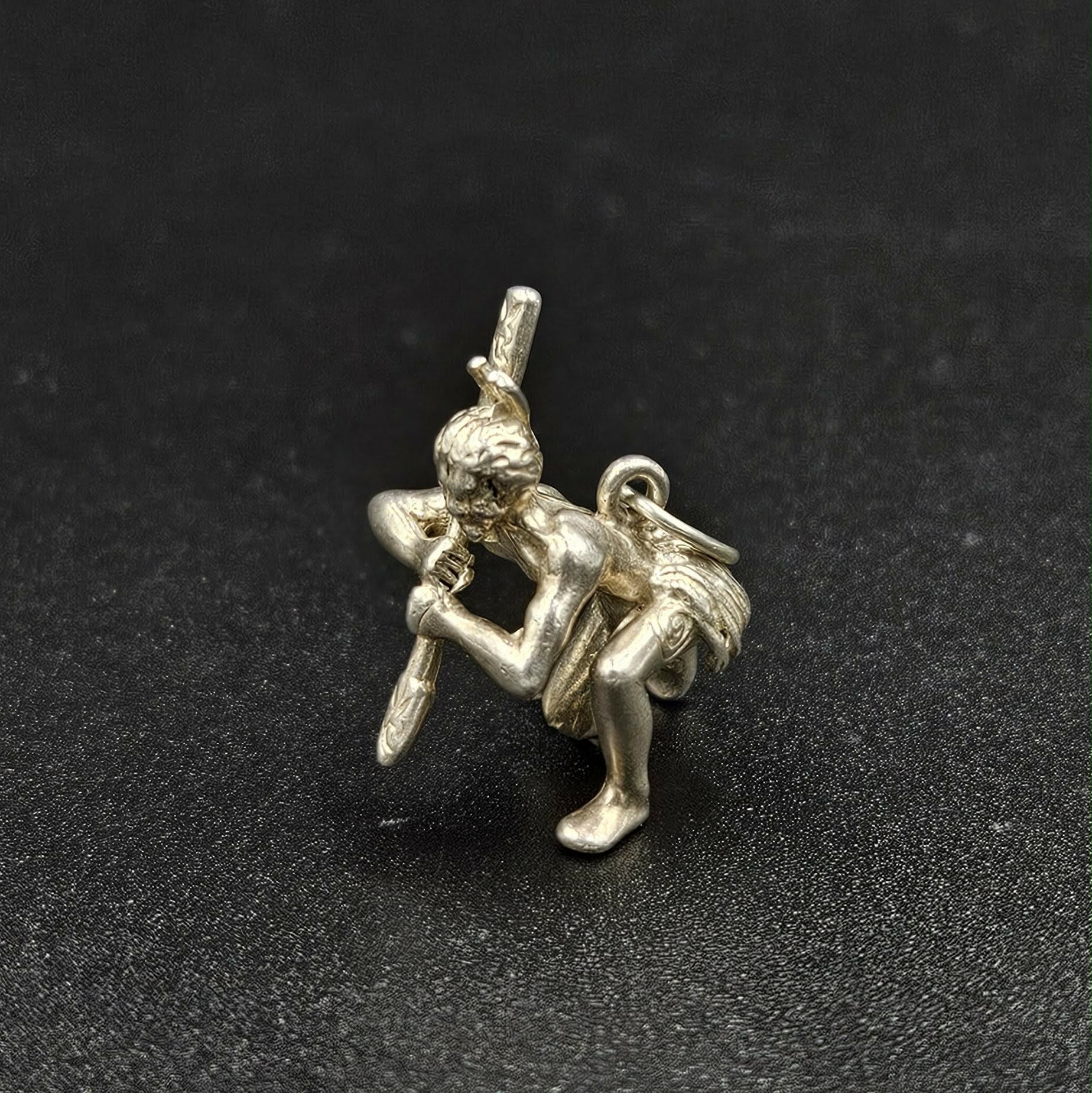 Sterling Silver Native American Person Charm