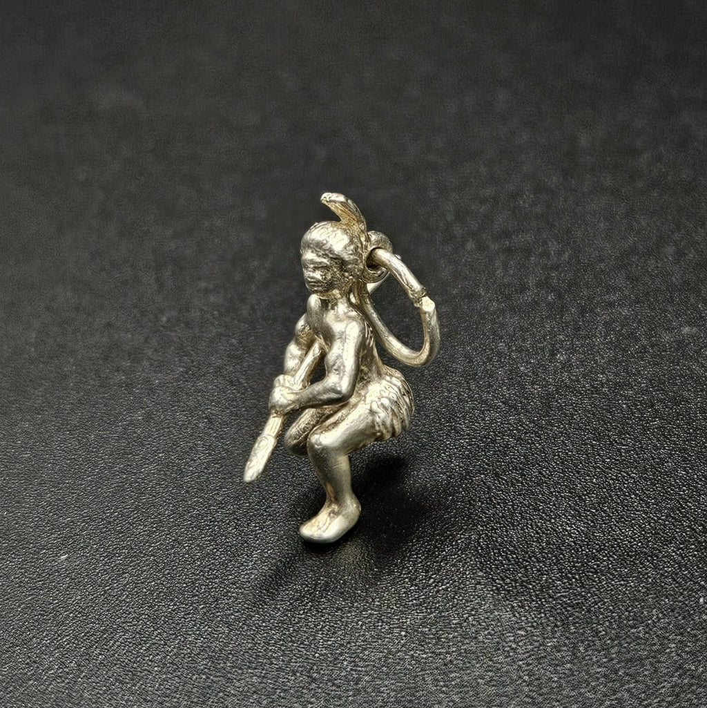 Sterling Silver Native American Person Charm