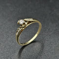 9ct Yellow Gold Diamond Ring