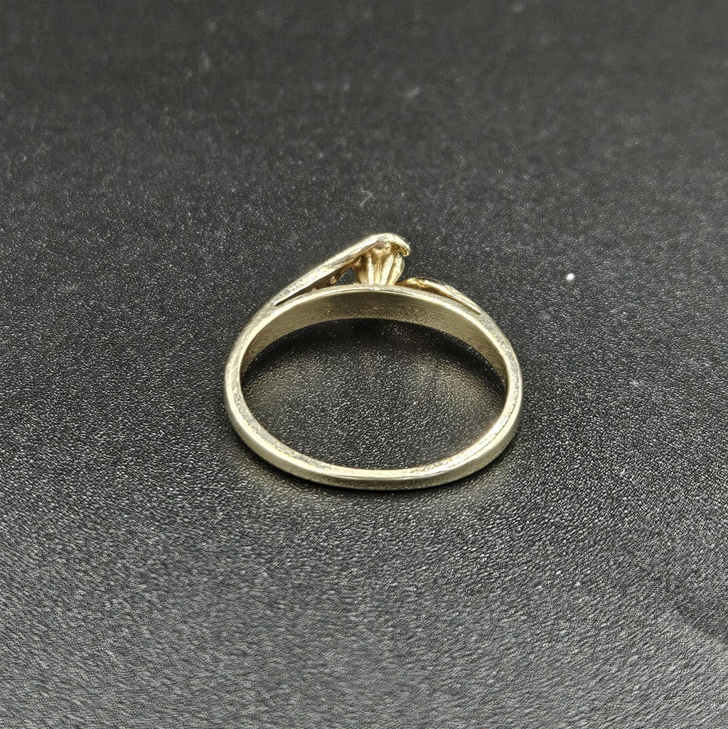 9ct Yellow Gold Diamond Ring