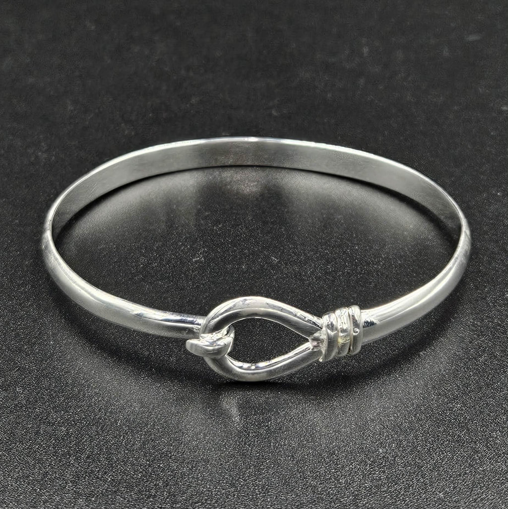 Silver Plated Opening Bangle