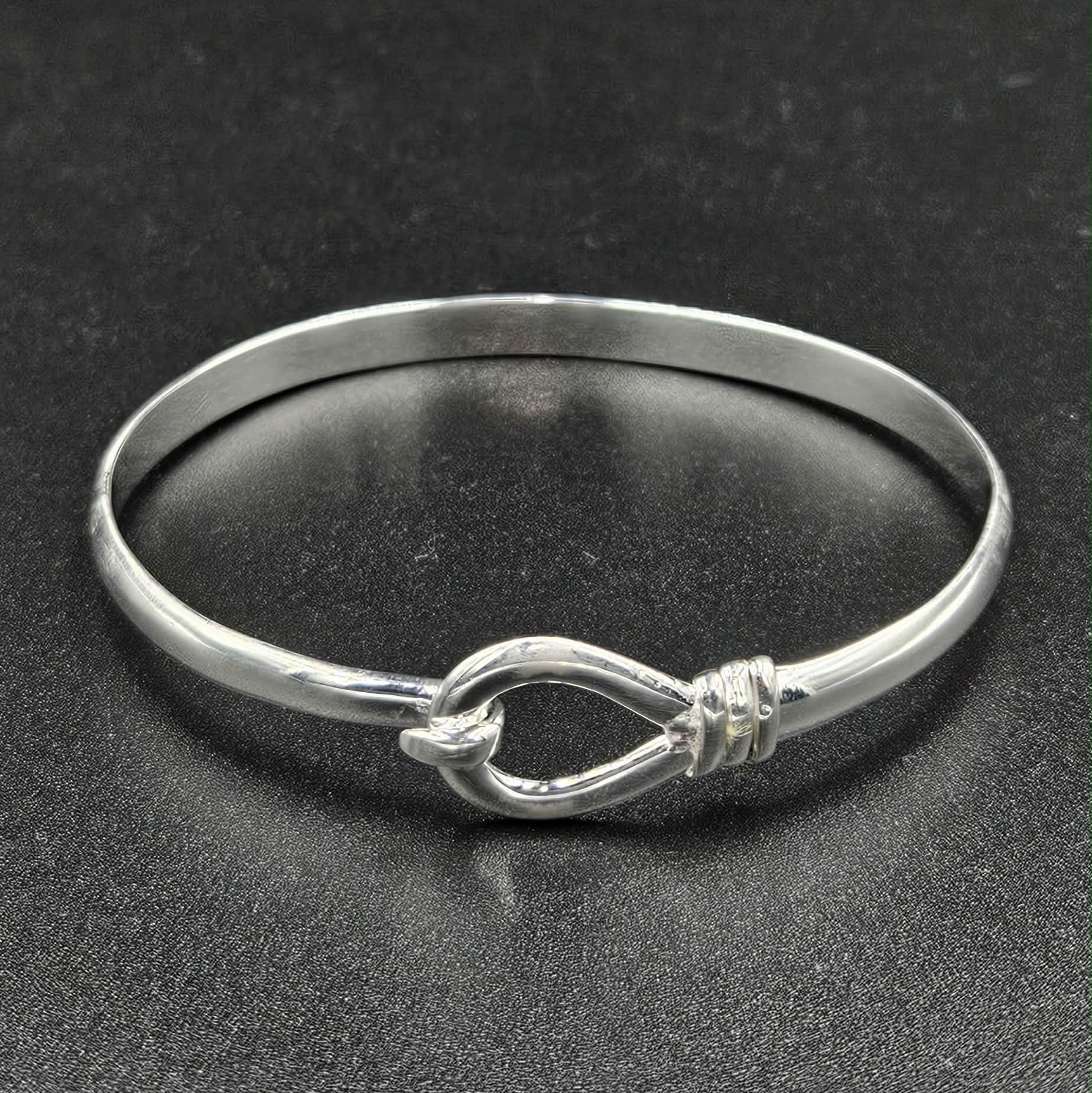 Silver Plated Opening Bangle