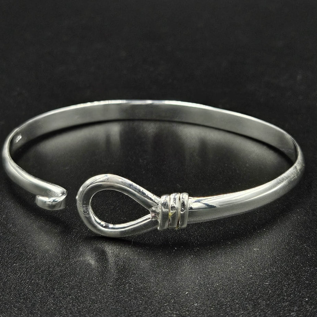 Silver Plated Opening Bangle
