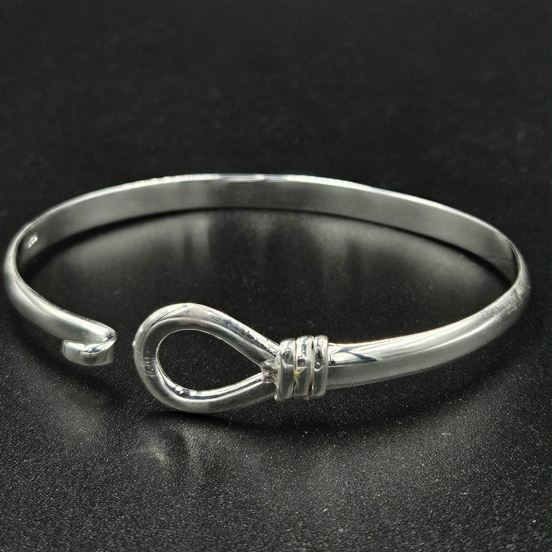 Silver Plated Opening Bangle