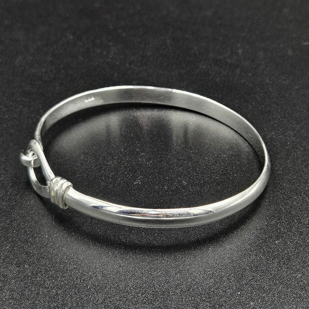 Silver Plated Opening Bangle