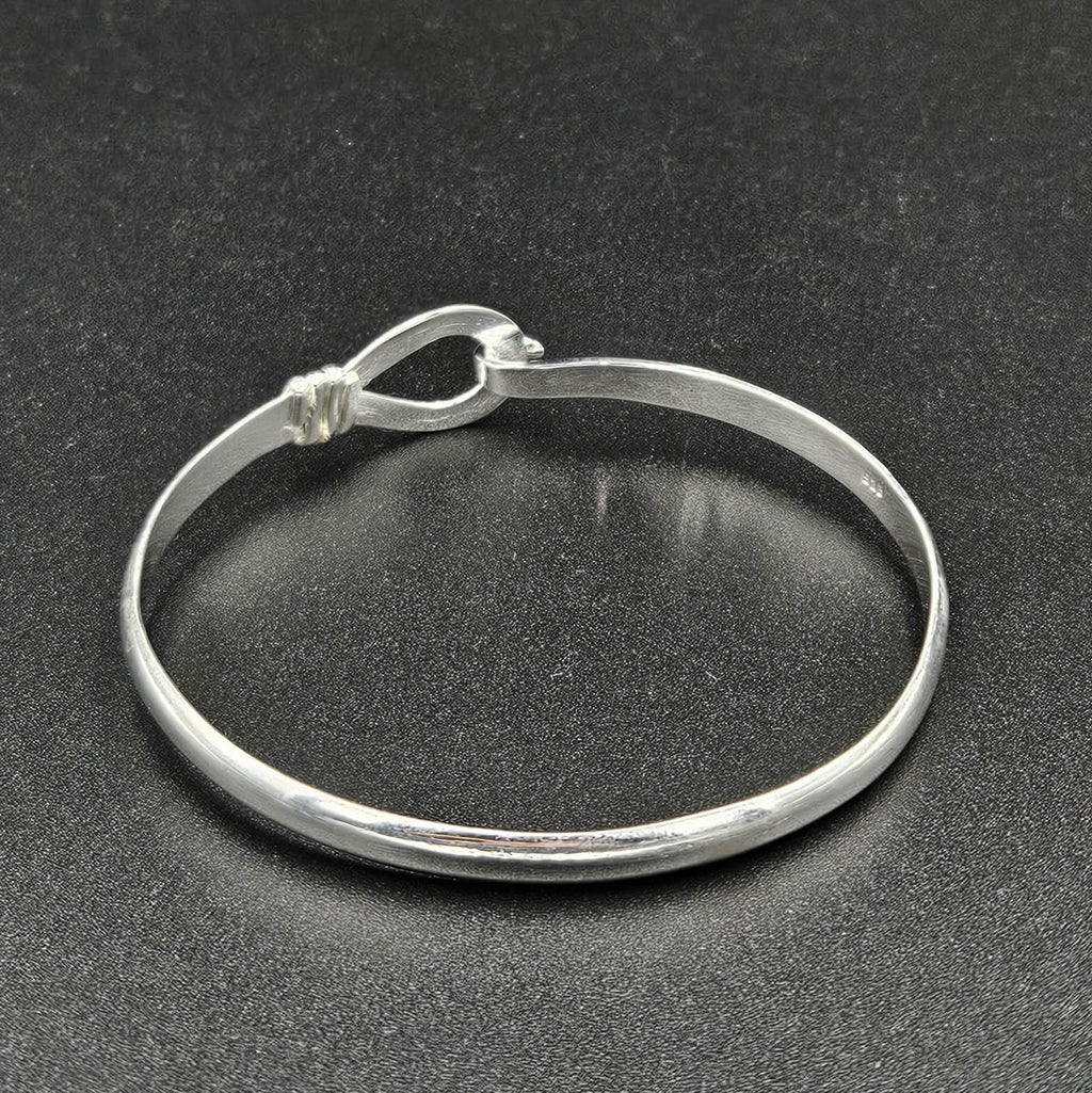 Silver Plated Opening Bangle