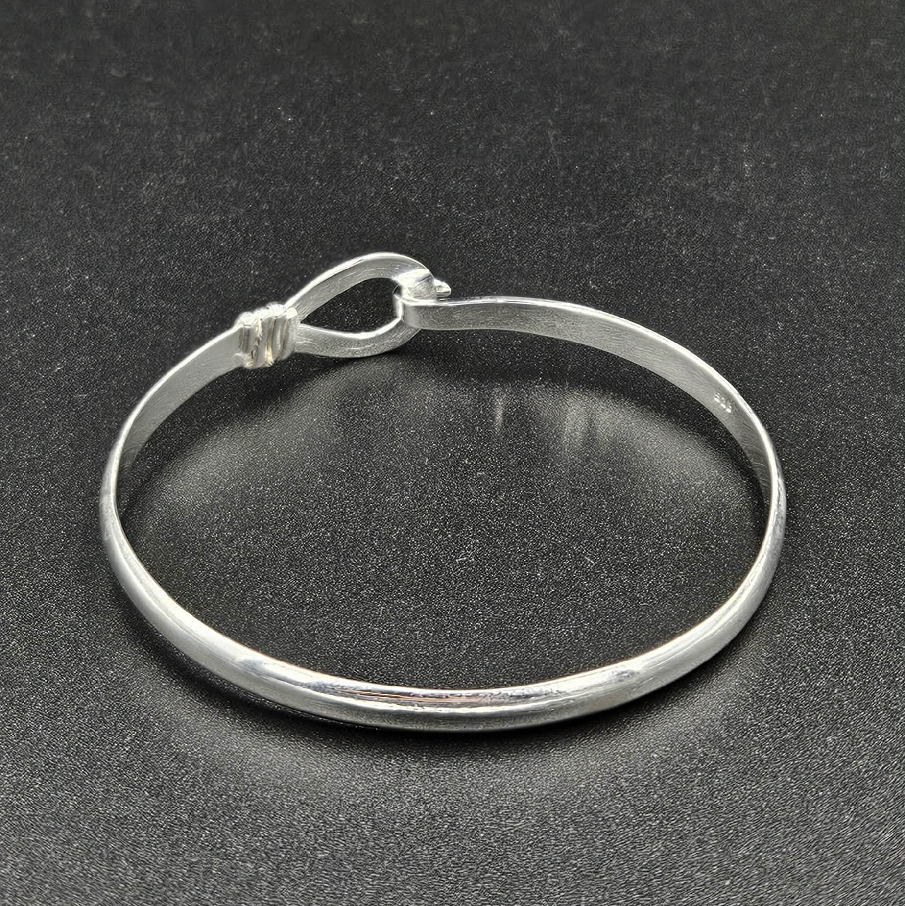 Silver Plated Opening Bangle