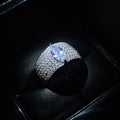 Brand New, Never Worn Sterling Silver Cubic Zirconia Open Back Ring