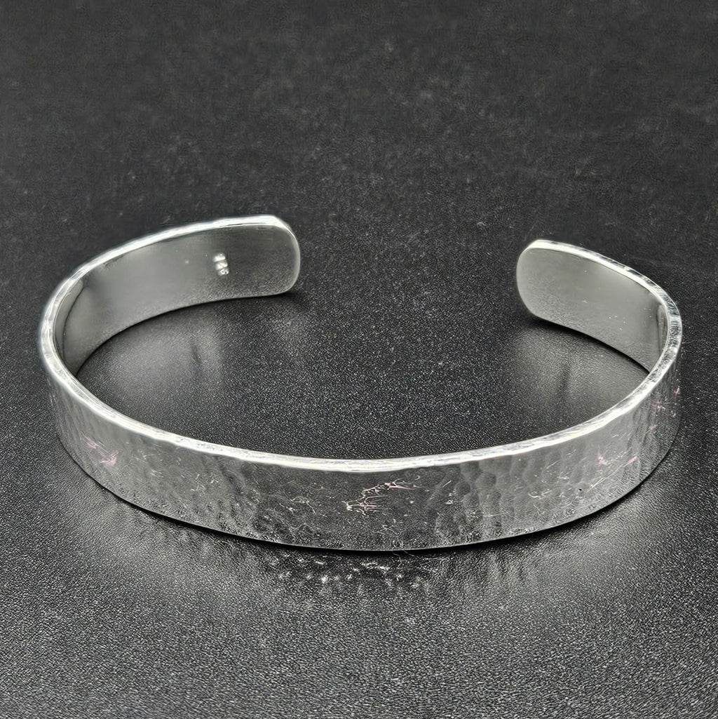 Silver Plated Ripple Effect Bangle