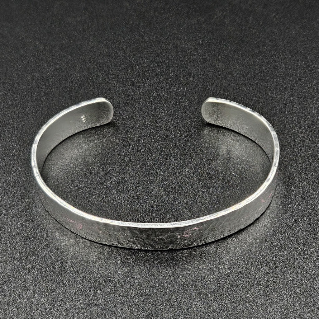 Silver Plated Ripple Effect Bangle
