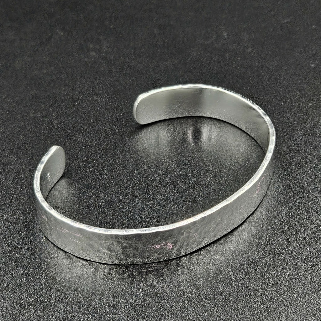 Silver Plated Ripple Effect Bangle