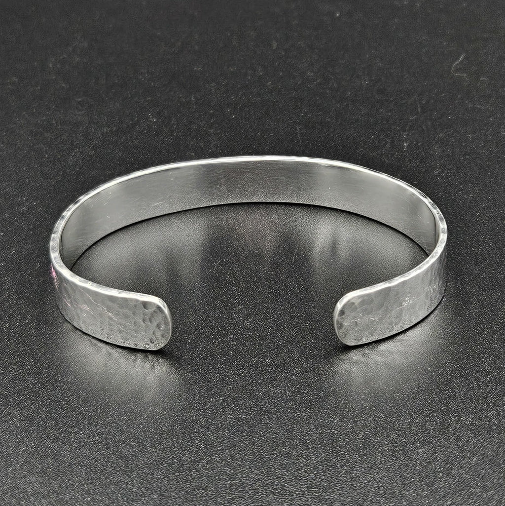Silver Plated Ripple Effect Bangle