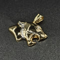 9ct Yellow & White Gold Panther Pendant
