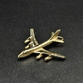 9ct Yellow Gold Plane Pendant