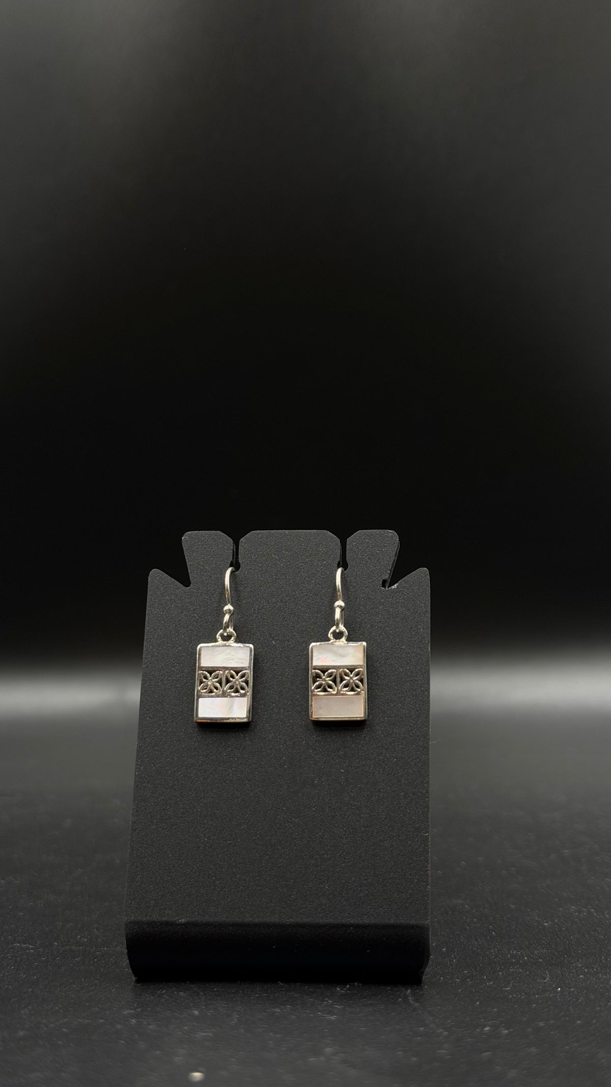 floral dangle earrings