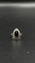black stone ring