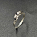 Silver Ruby & Cubic Zirconia