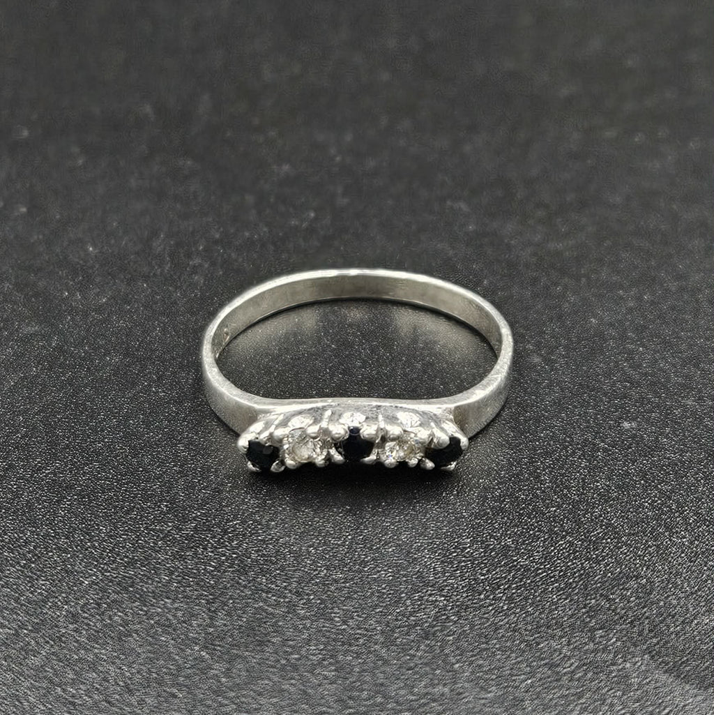 Silver Ruby & Cubic Zirconia