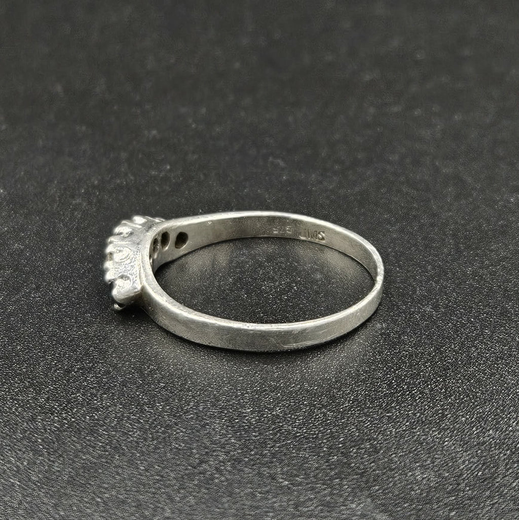 Silver Ruby & Cubic Zirconia