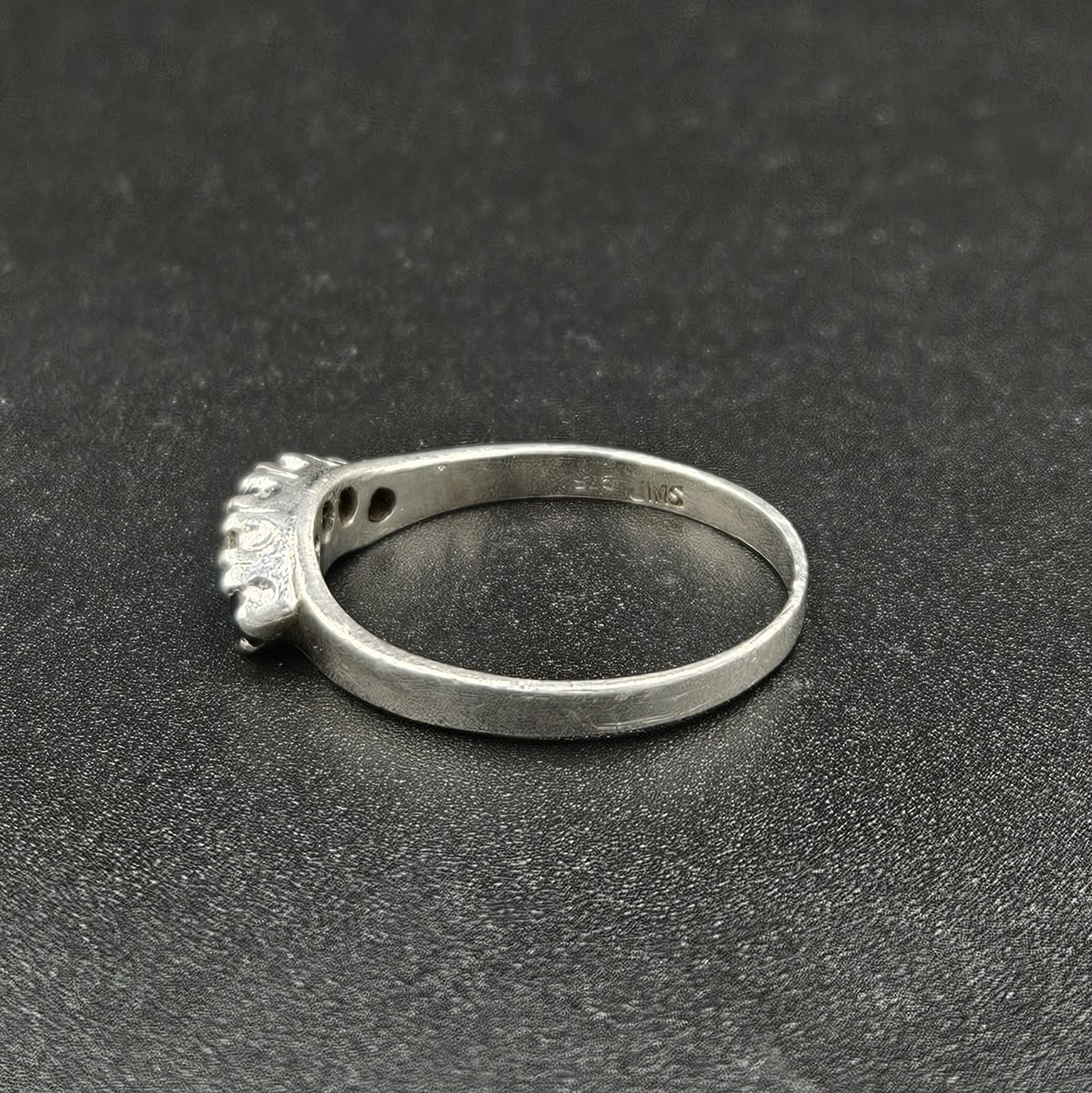 Silver Ruby & Cubic Zirconia