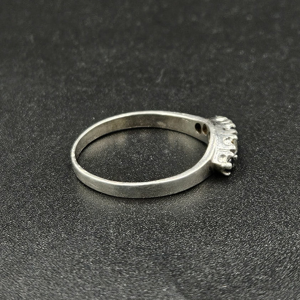 Silver Ruby & Cubic Zirconia