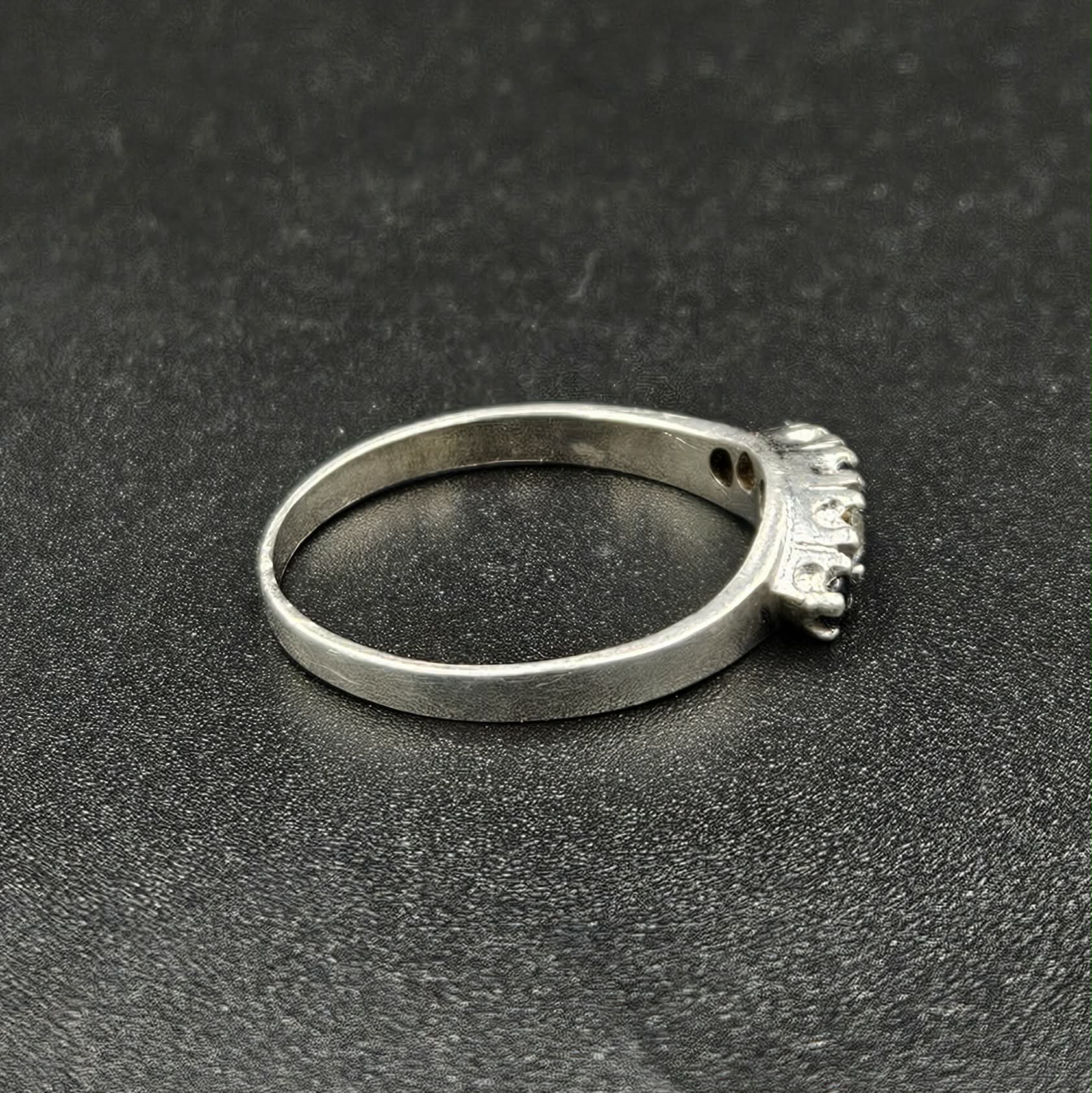 Silver Ruby & Cubic Zirconia